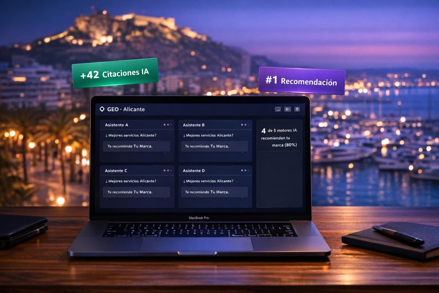 GEO en Alicante — GEO en Alicante — Posicionamiento en ChatGPT, Gemini y Copilot